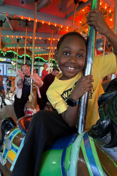 skyler on carousel