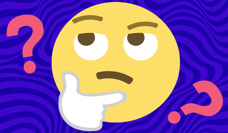 emoji with question marks