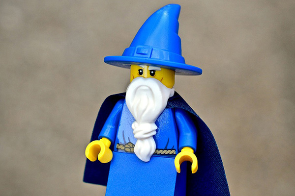 Magic wizard character