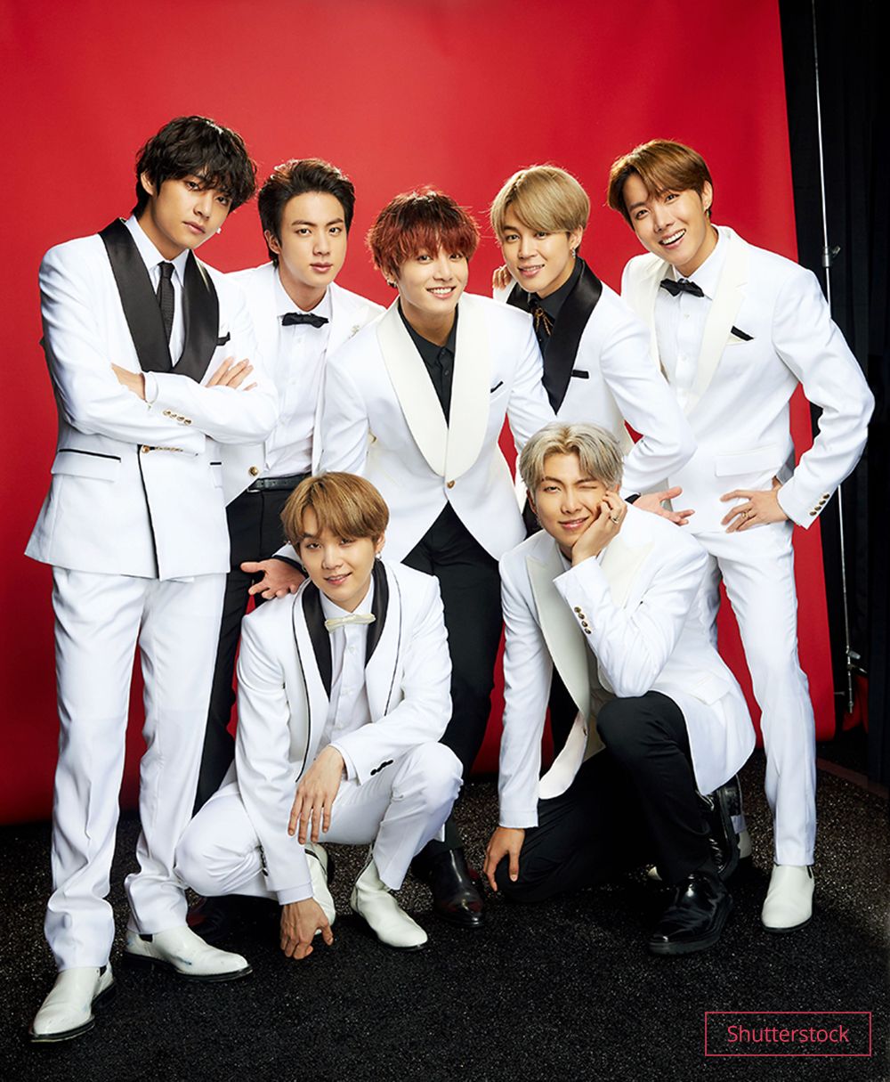 bts wearing white tuxedos 