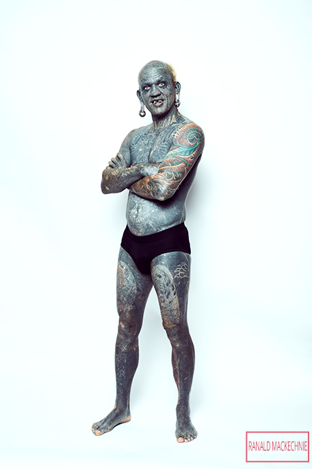 full body portrait of lucky
