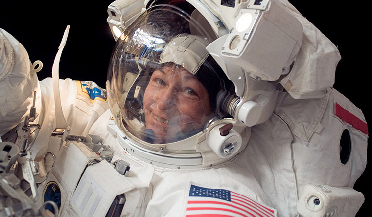peggy in a spacesuit