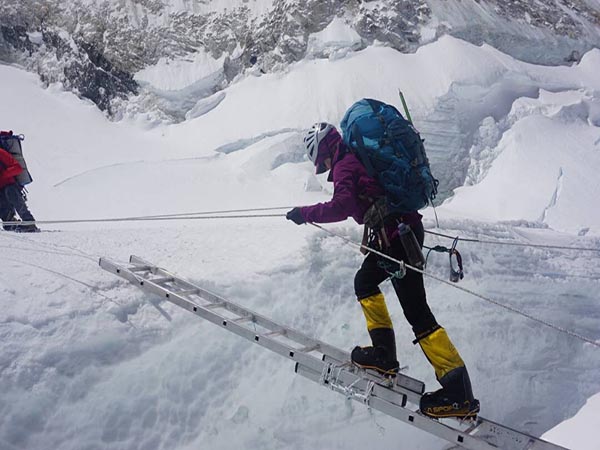 viridiana on mount everest