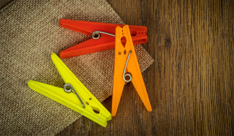 colourful clothes pegs