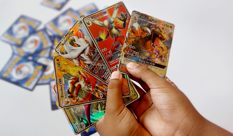 a picture of 5 pokemon