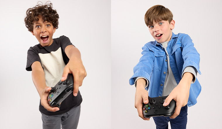 Boys gaming