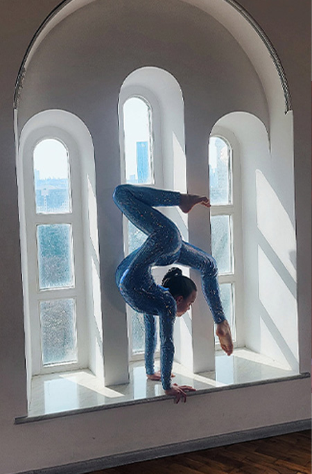 Sofia on window sill