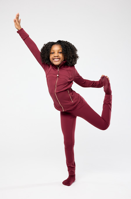 Phoenix doing yoga pose