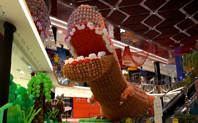 biggest balloon dinosaur