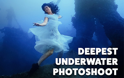 Deepest EVER underwater photoshoot!
