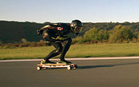 man on electric skateboard