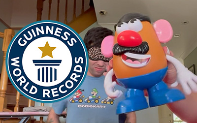 Fastest time to assemble Mr Potato Head!