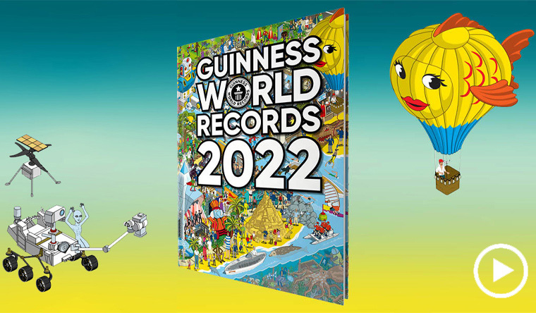 guinness world records 2022 book illustration