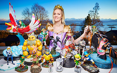 woman with largest zelda collection