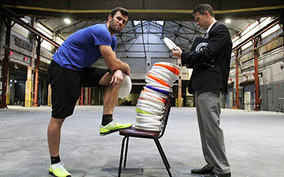 Most drinks cans hit with a frisbee thumbnail