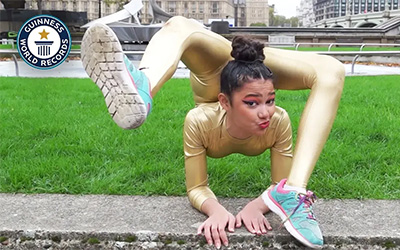 Flexible girl
