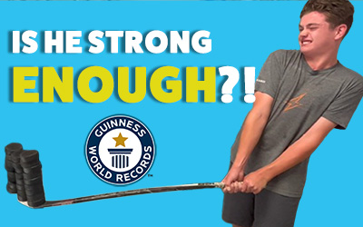 SUPER-STRONG TEEN breaks record!