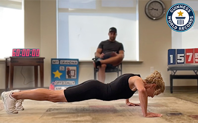 Most push ups in 1 hour