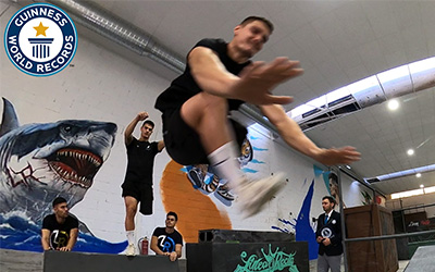 Iconic PARKOUR record!