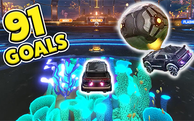rocket league world record thumbnail