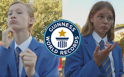 Sign language world record🤘
