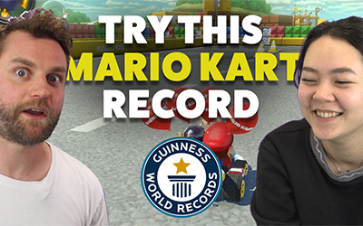 mario kart record gwr