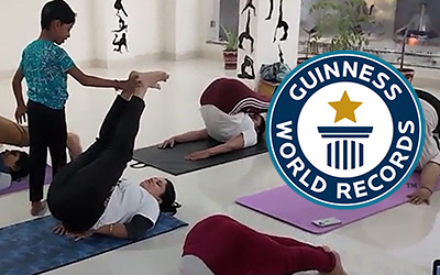 World's youngest yoga instructor!